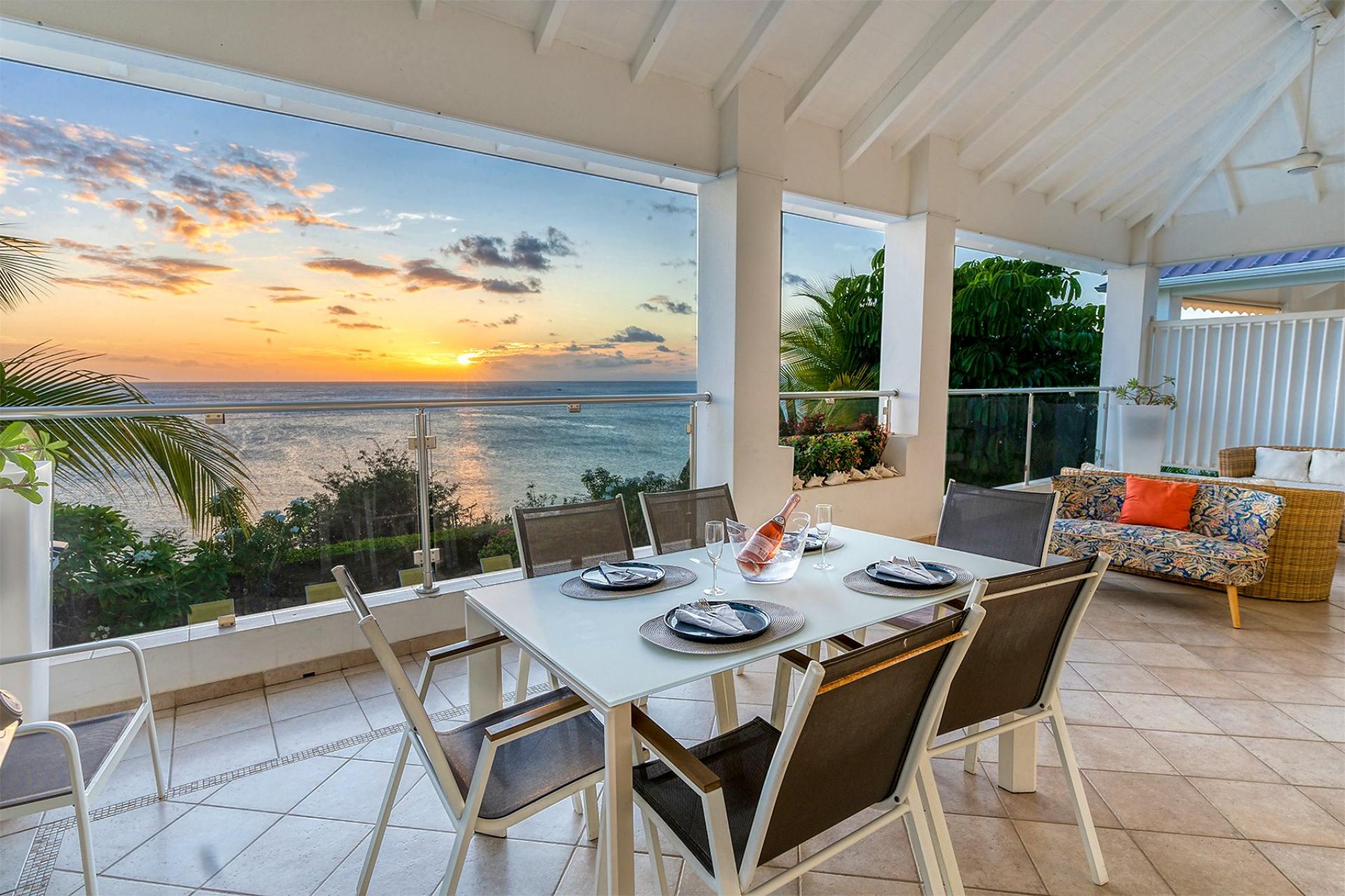 Villa Rental St Martin - Dining area